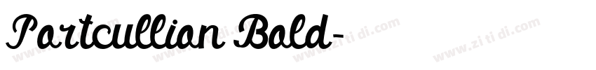 Portcullion Bold字体转换 Portcullion Bold字体转换